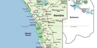 Ramani ya Namibia